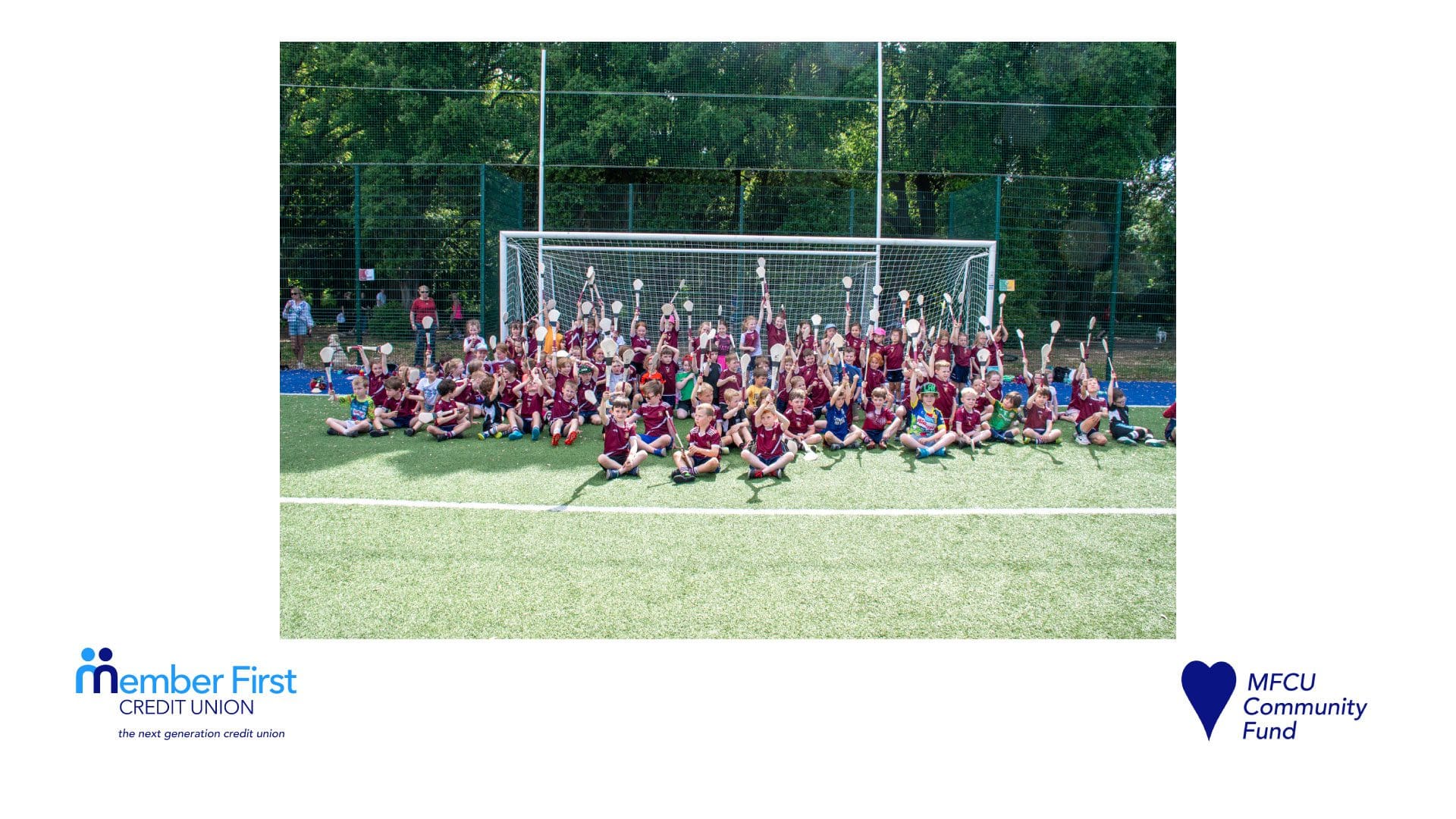 MFCU donates over 100 hurls to Raheny GAA Academy Graduates